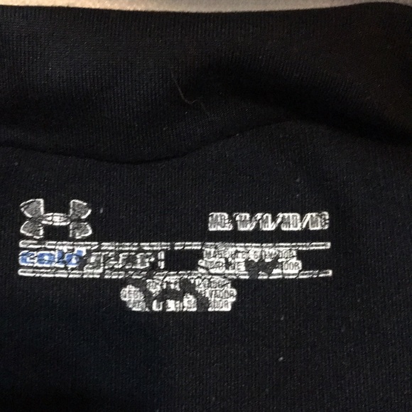 Under armour black coldgear mock neck men’s medium - Picture 8 of 9